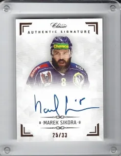 Sikora Marek OFS Chance Liga 2018-19 Authentic Signature xx/33 č.AS030